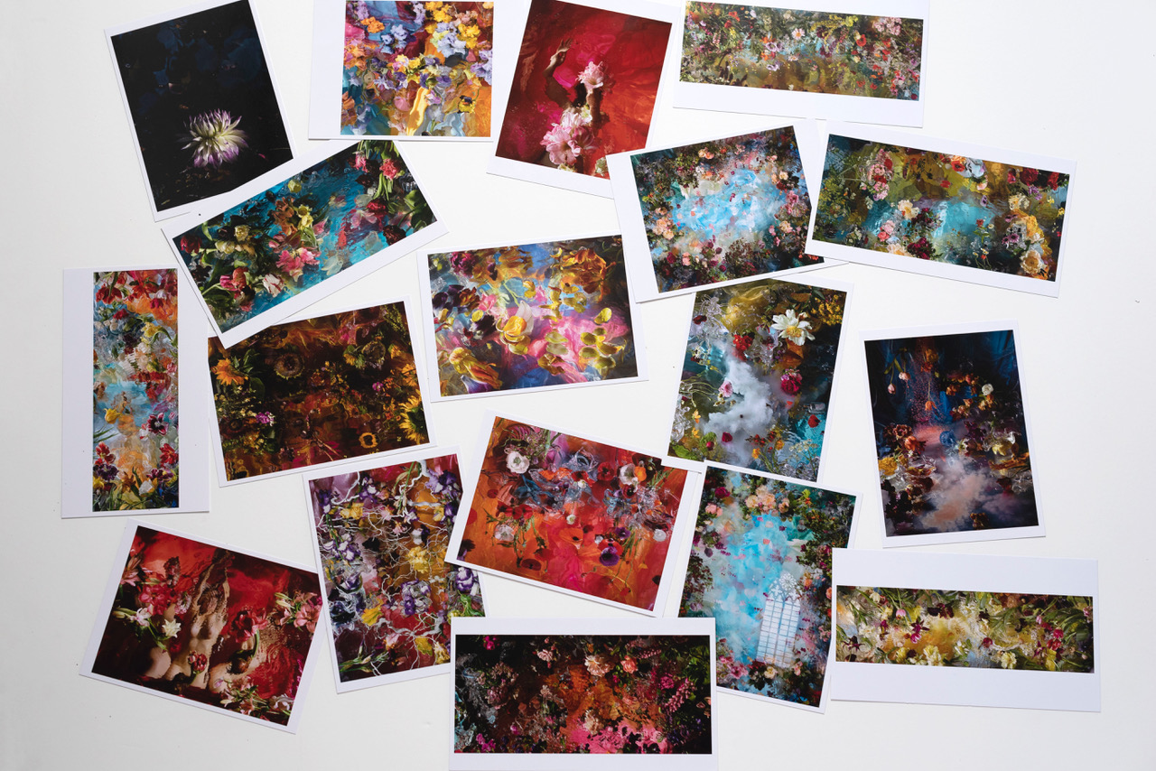 18 ansichtkaarten: 13 x 18 cm en 12 x 21 cm € 29,20